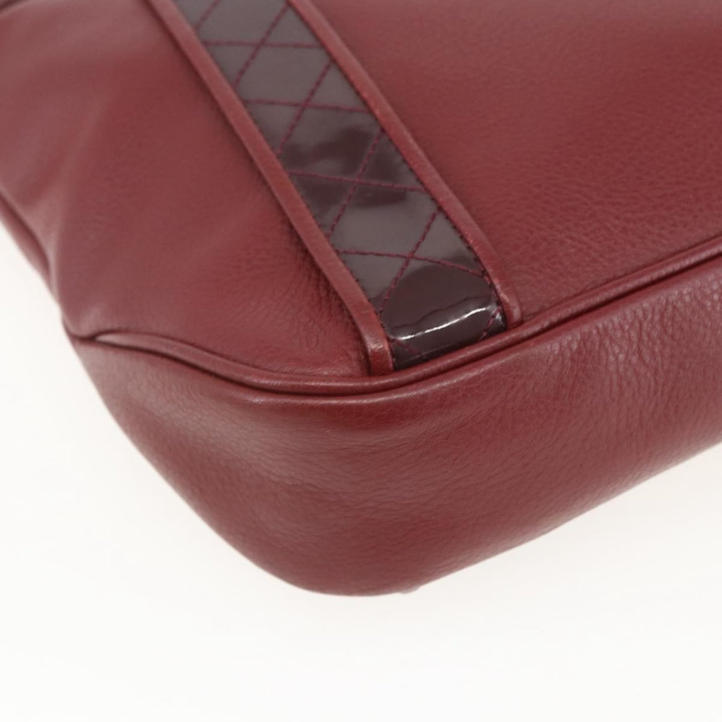 Burberry Vintage Shoulder Bag Leather Red Leather Shoulder Bag