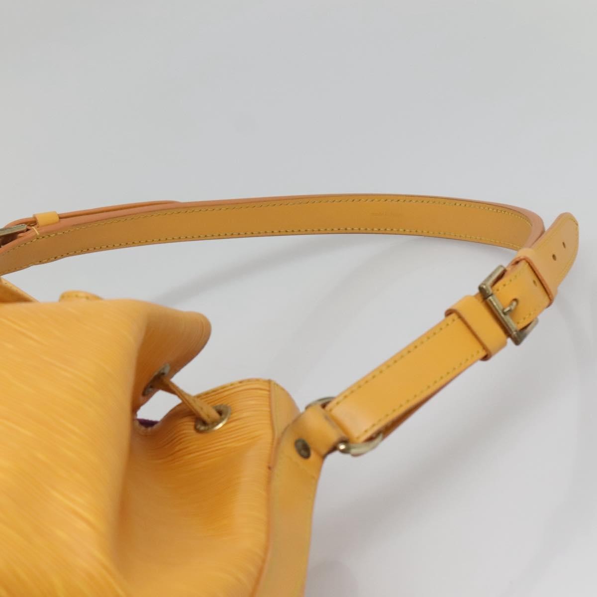 Louis Vuitton Noe Handbag Epi Leather Yellow Leather Bag