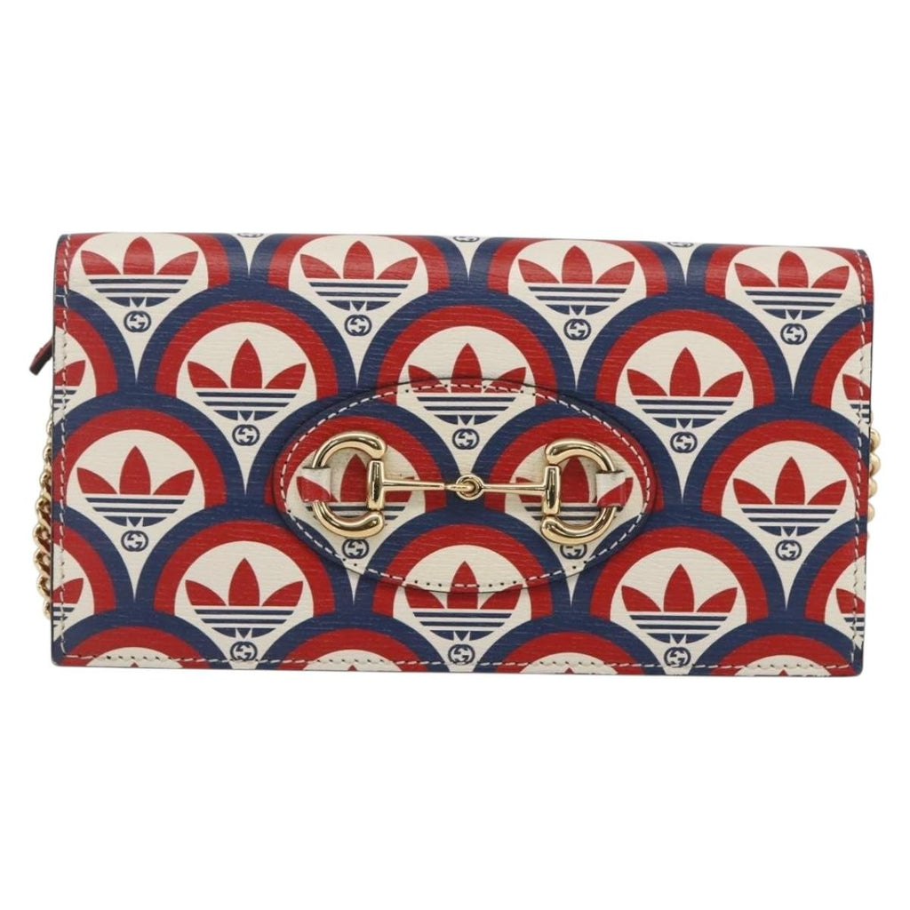 Gucci X Adidas Wallet On Chain Leather Multicolour Leather Shoulder Bag Bag (Pre-Owned)