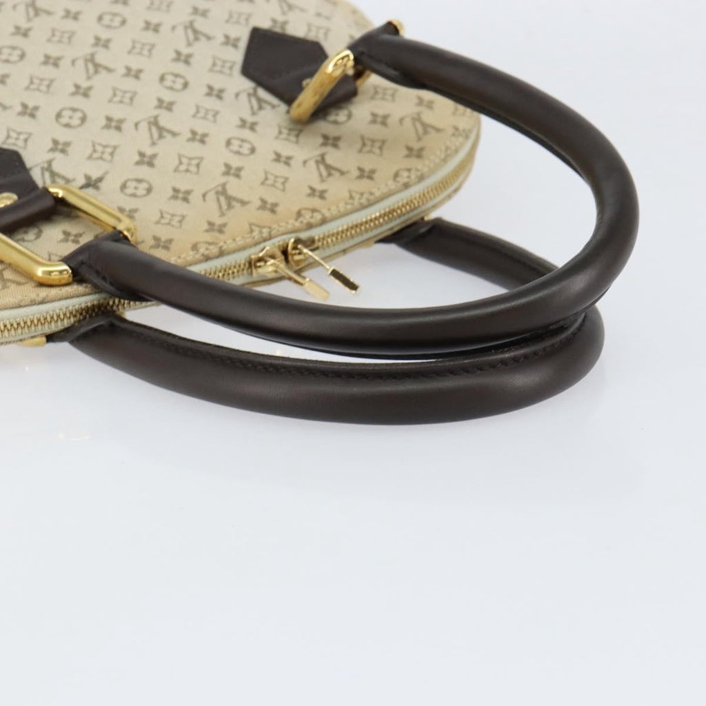 Louis Vuitton Alma Handbag Mini Lin Monogram Khaki Canvas Handbag
