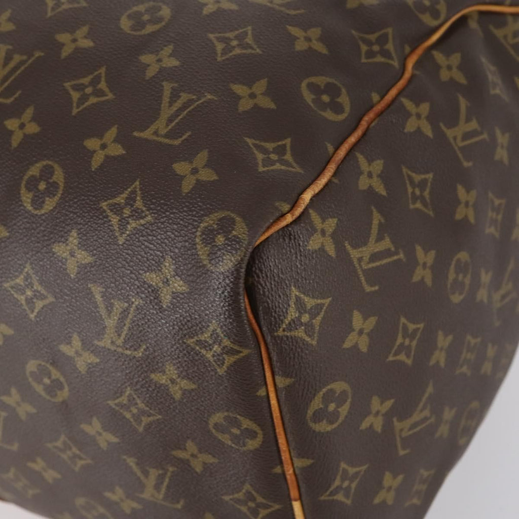 Louis Vuitton Keepall Bag Monogram Canvas Brown Canvas Travel Bag