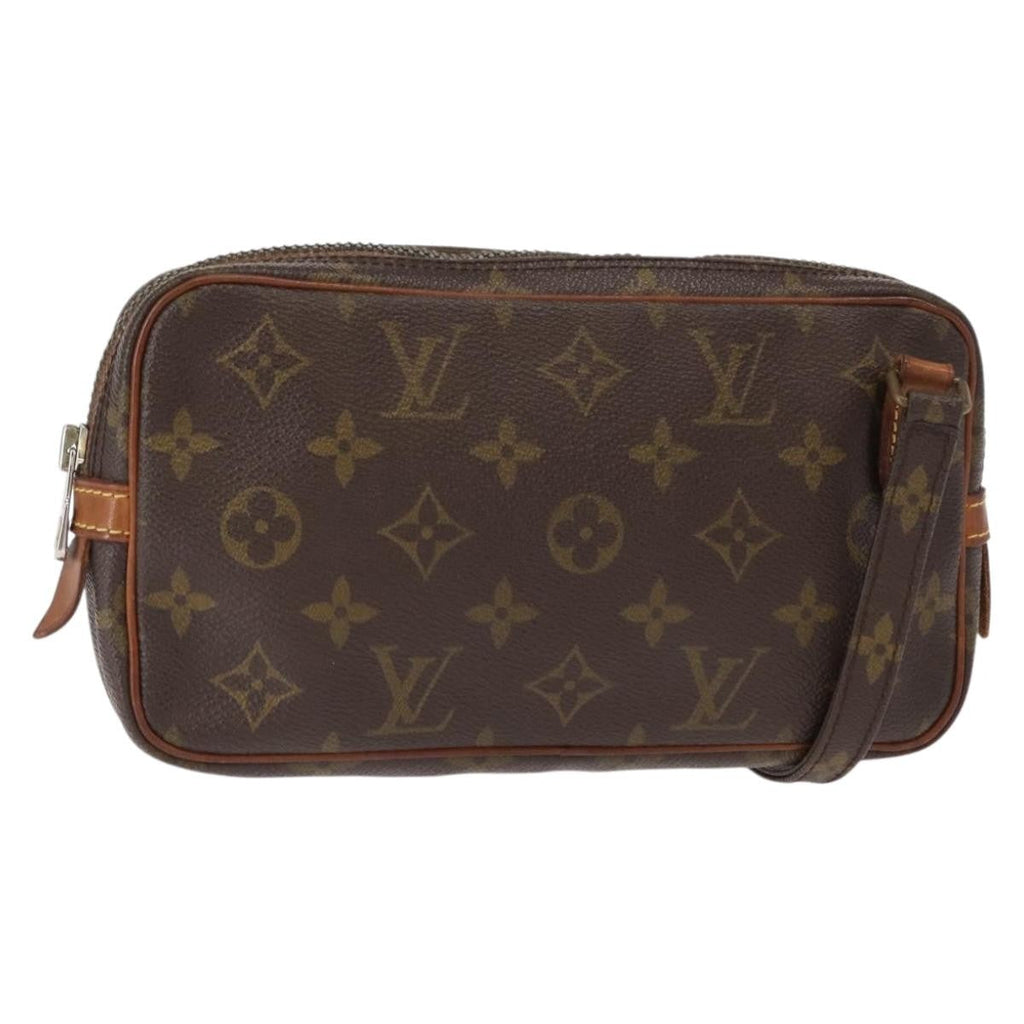 Louis Vuitton Pochette Marly Bandouliere Bag Monogram Canvas Brown Canvas Shoulder Bag