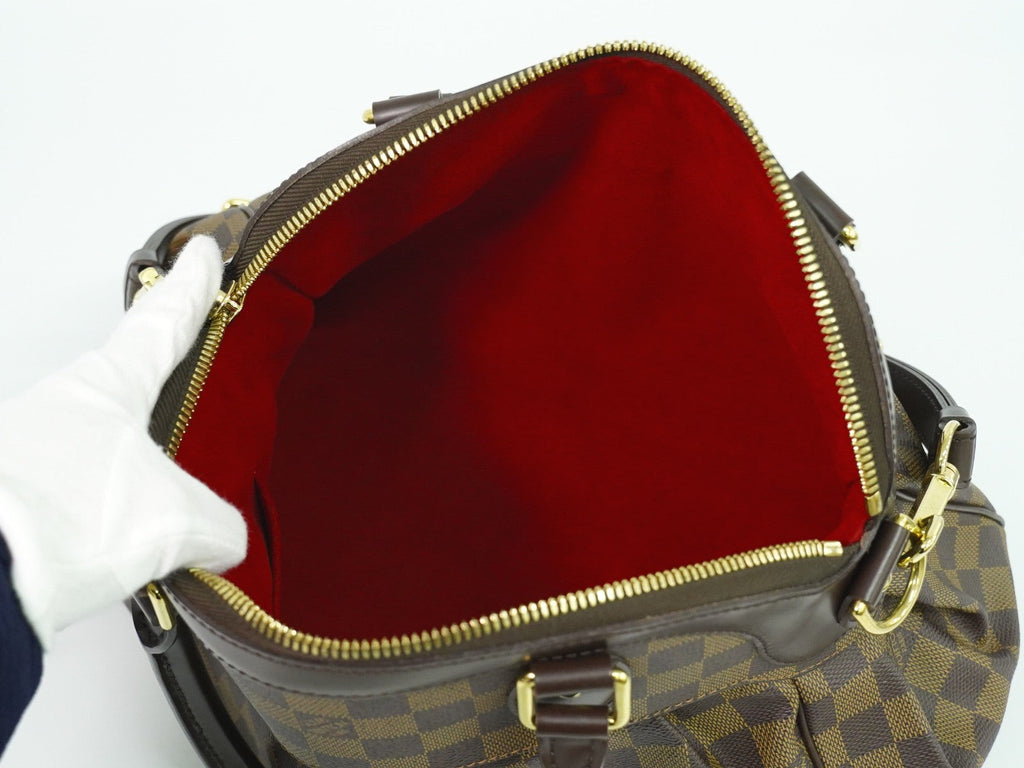 Louis Vuitton Trevi Handbag Damier Brown Canvas Handbag