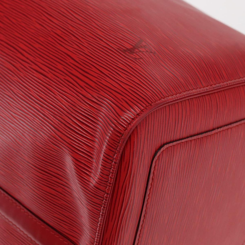 Louis Vuitton Keepall Bag Epi Leather Red Leather Travel Bag