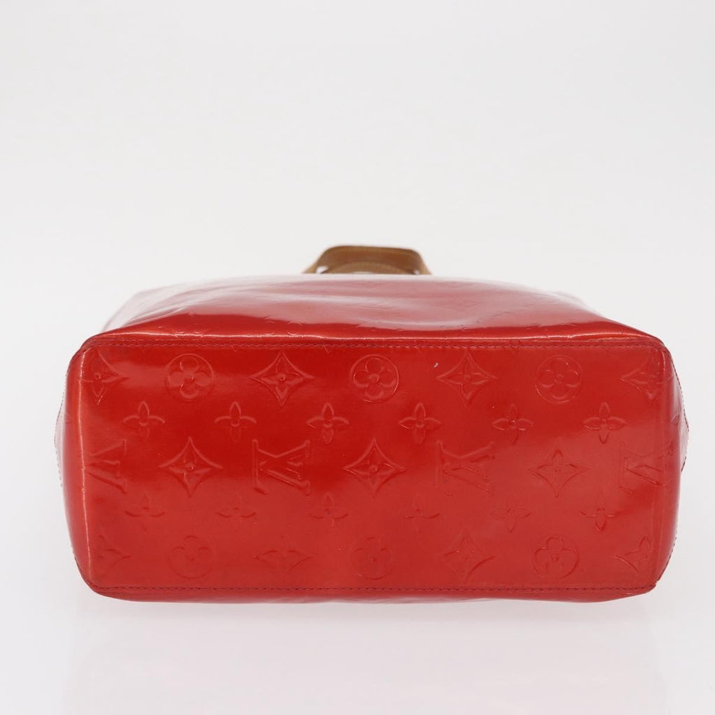 Louis Vuitton Reade Handbag Monogram Vernis Red Patent_Leather Handbag