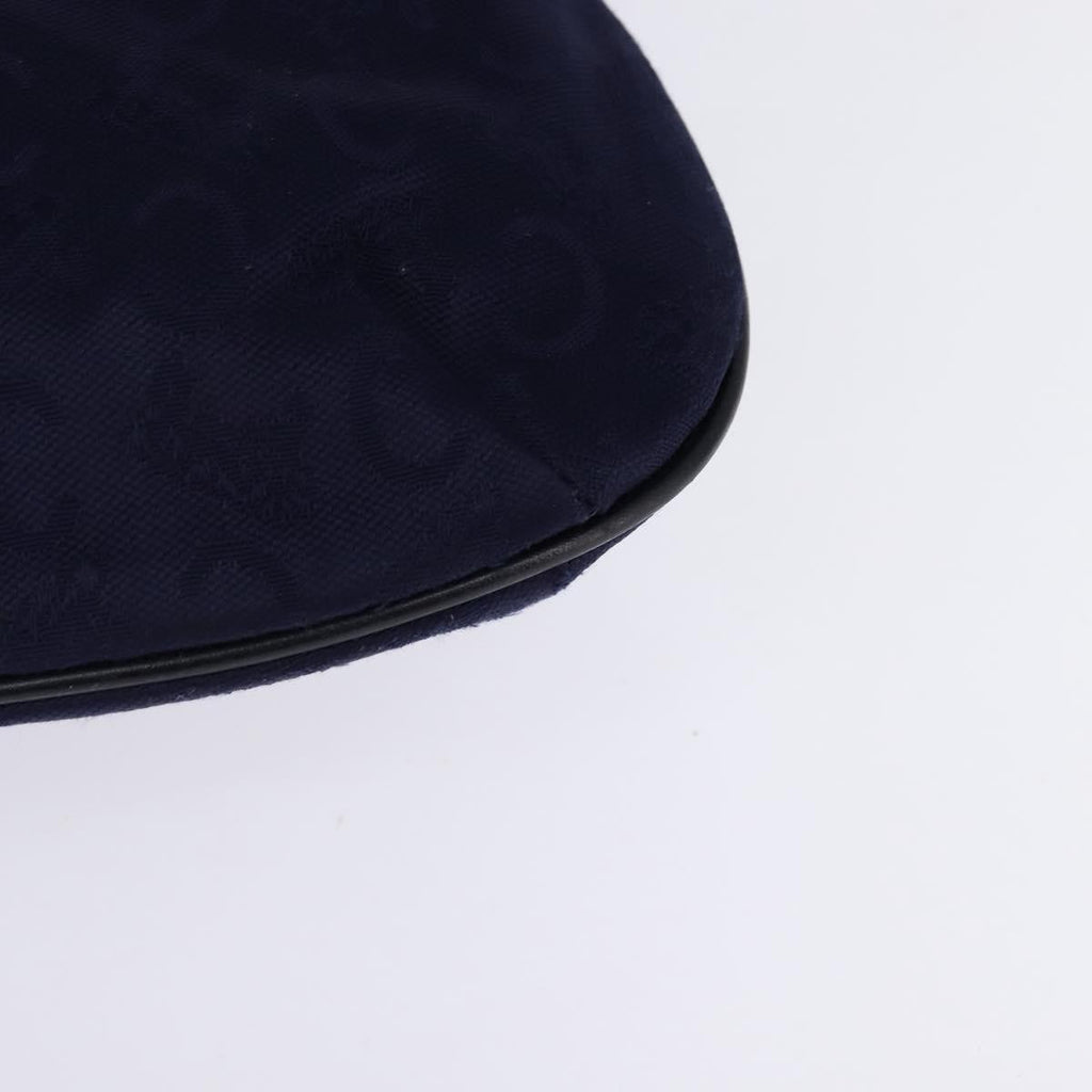 Celine C Sulky Handbag Canvas Navy Canvas Handbag