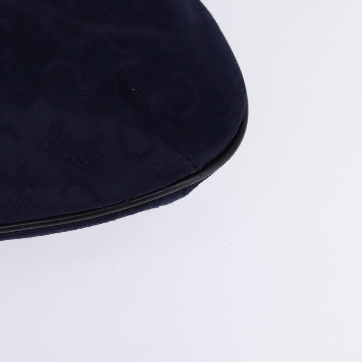 Celine C Sulky Handbag Canvas Navy Canvas Handbag