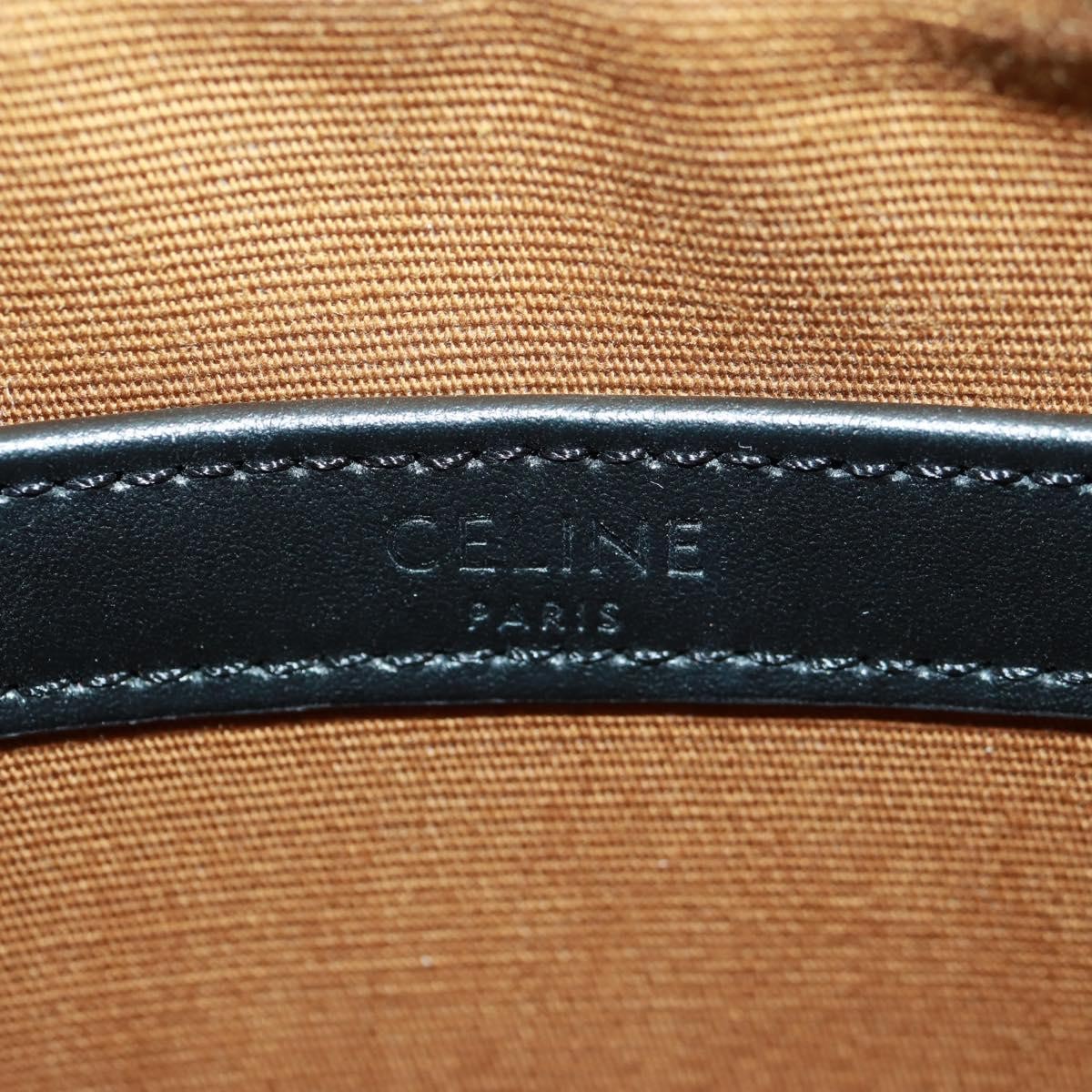 Celine Logo Messenger Bag Triomphe Coated Canvas Black Pvc Shoulder Bag Bag