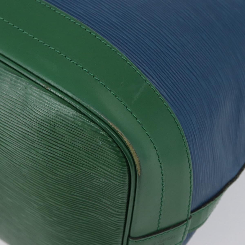 Louis Vuitton Bicolor Noe Handbag Epi Leather Blue Leather Shoulder Bag