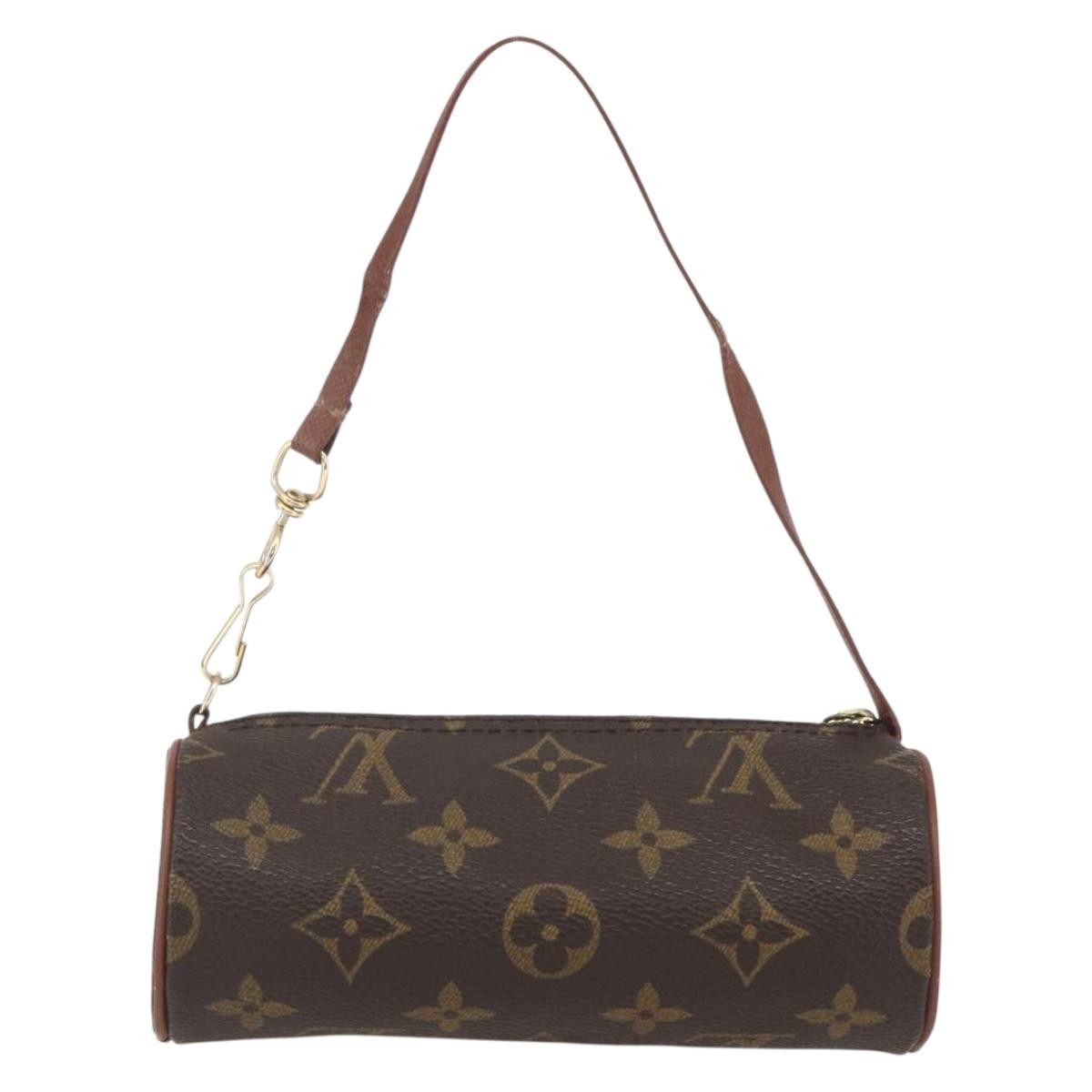 Louis Vuitton Papillon Pochette Monogram Canvas Brown Canvas Clutche & Pouche Bag