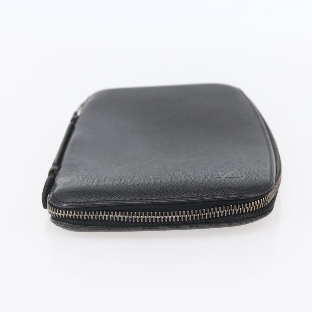 Louis Vuitton Organizer De Voyage Travel Wallet Leather Black Leather Wallets Accessory