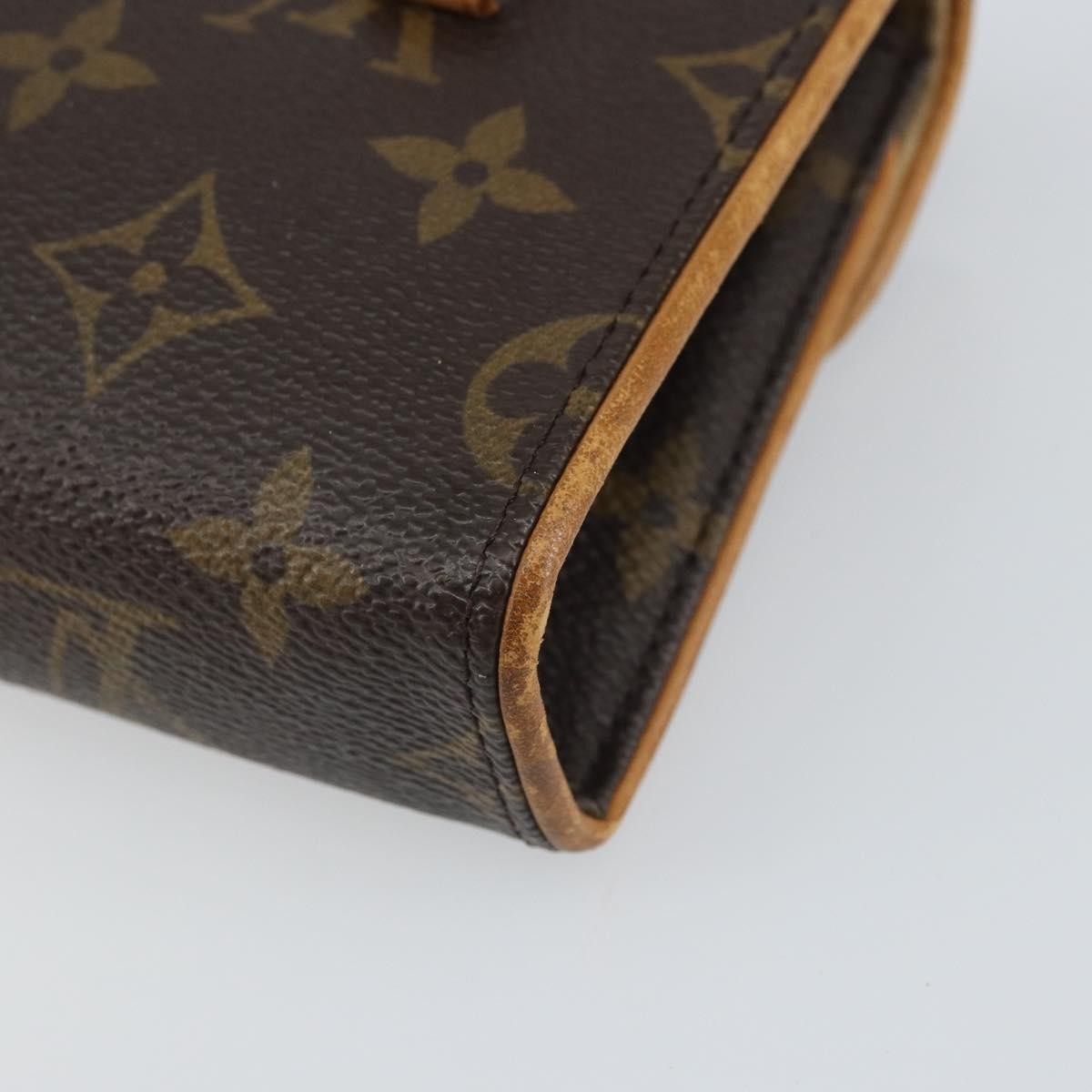 Louis Vuitton Florentine Waist Bag Monogram Canvas Brown Canvas Clutche & Pouche Bag