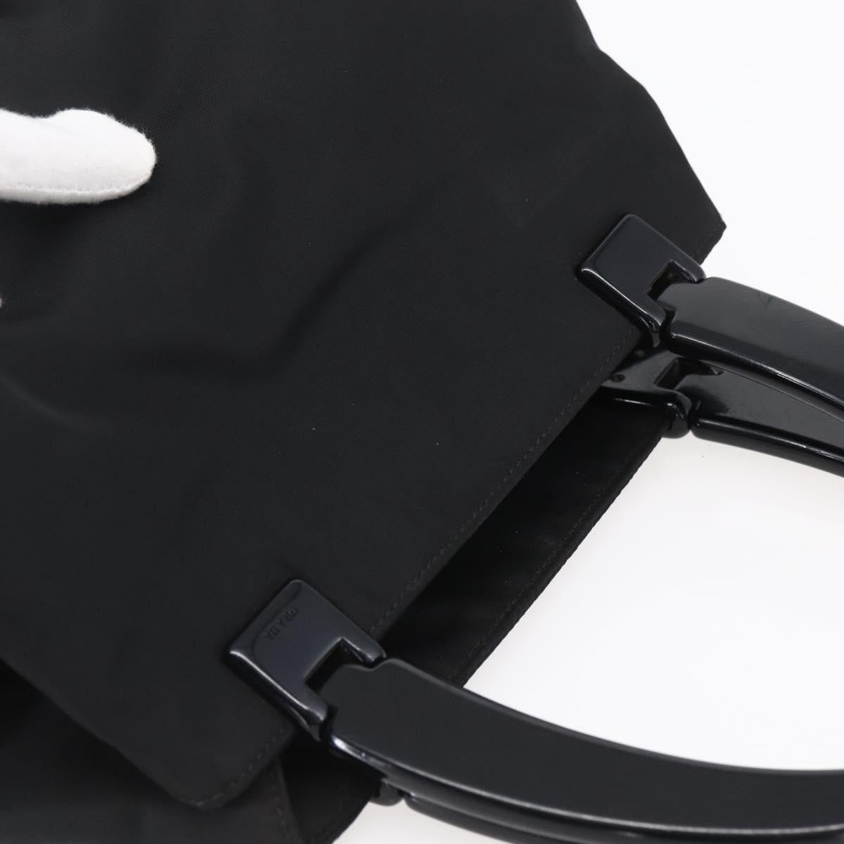 Prada Vintage Handbag Tessuto Black Nylon Handbag