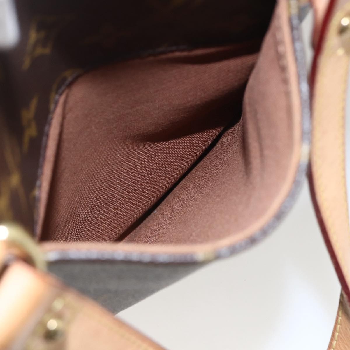 Louis Vuitton Odeon Handbag Monogram Canvas Brown Canvas Shoulder Bag