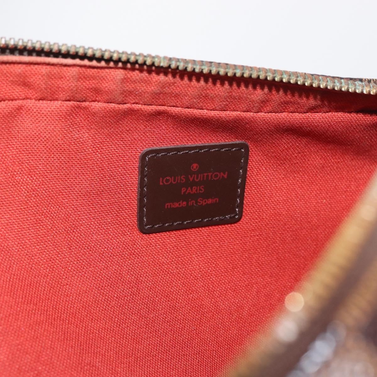 Louis Vuitton Geronimos Waist Bag Damier Brown Canvas Clutche & Pouche Bag