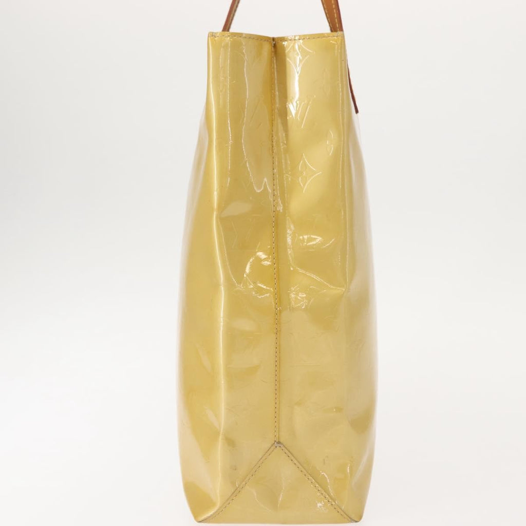 Louis Vuitton Reade Handbag Monogram Vernis Beige Patent_Leather Handbag