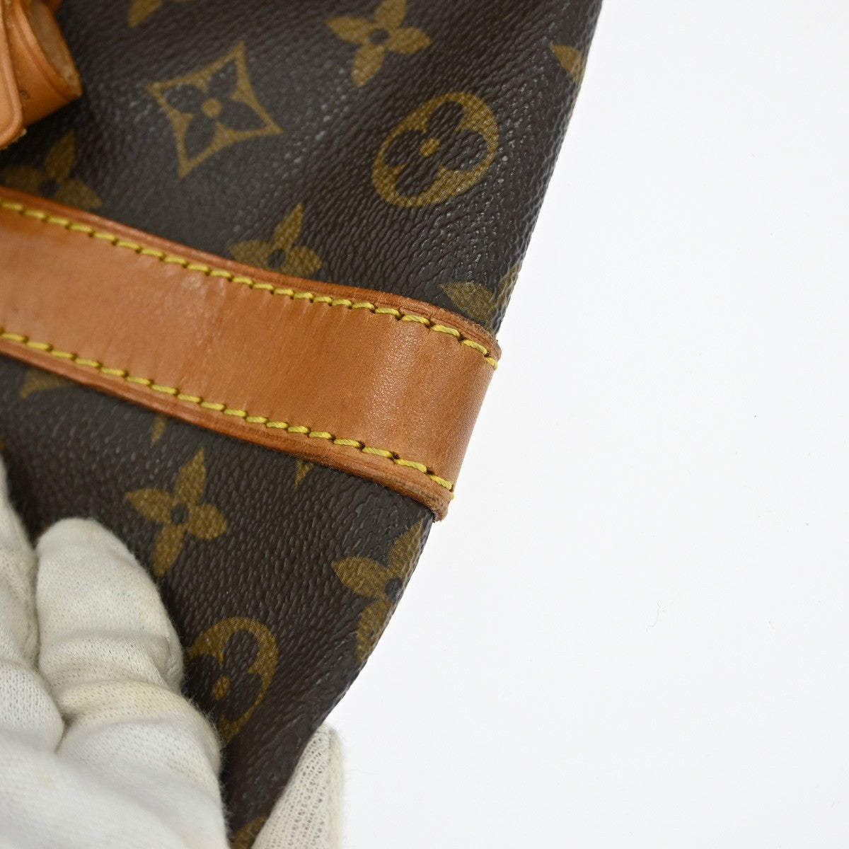 Louis Vuitton Keepall Bandouliere Bag Monogram Canvas Brown Canvas Travel Bag