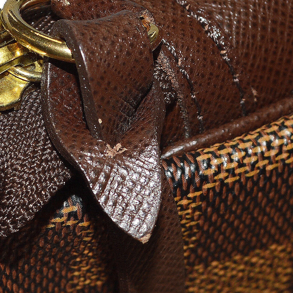 Louis Vuitton Trousse Make Up Bag Damier Canvas Brown Canvas Clutche & Pouche Bag
