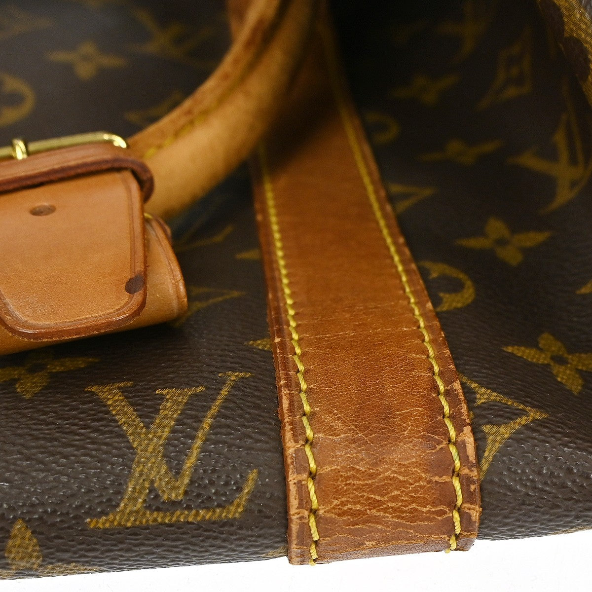 Louis Vuitton Keepall Bandouliere Bag Monogram Canvas Brown Canvas Travel Bag