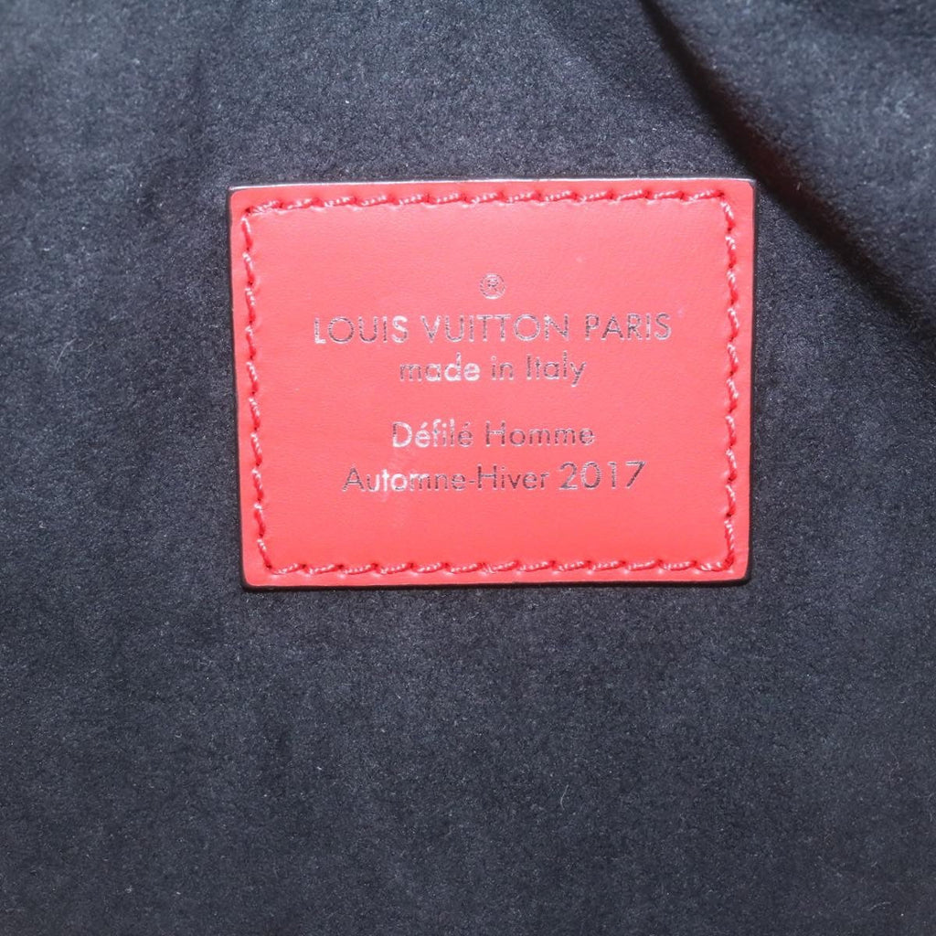 Louis Vuitton Louis Vuitton X Supreme Waist Bag Epi Leather Red Leather Bag