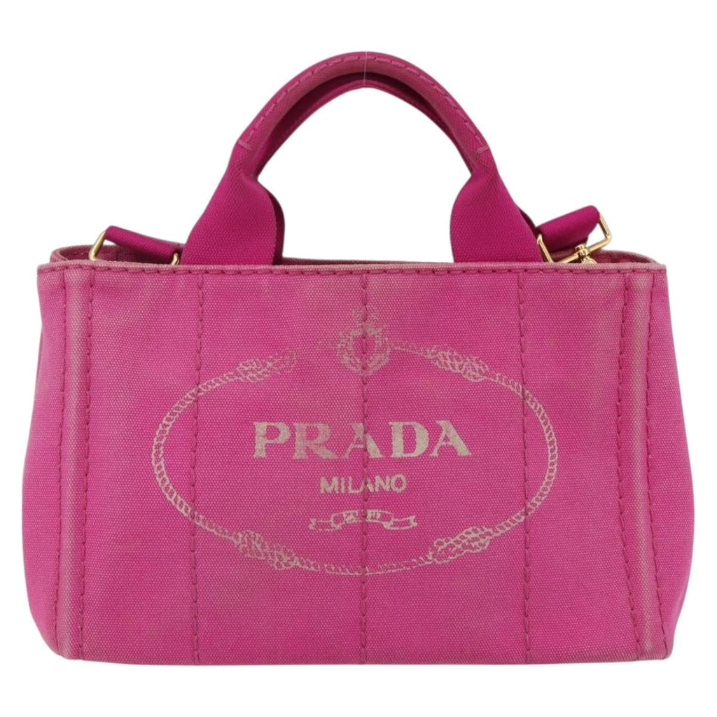 Prada Canapa Convertible Tote Canvas Pink Canvas Tote Bag Bag
