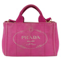 Prada Canapa Convertible Tote Canvas Pink Canvas Tote Bag Bag