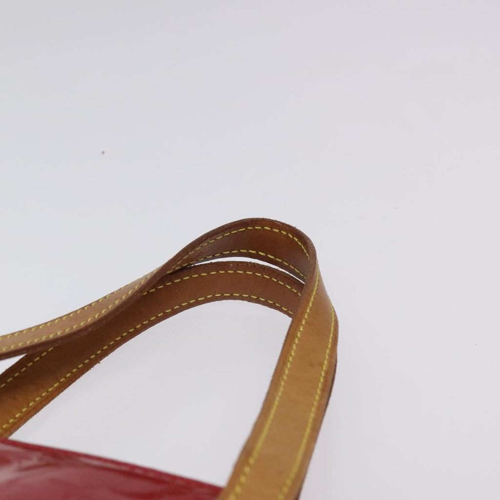 Louis Vuitton Reade Handbag Monogram Vernis Red Patent_Leather Handbag
