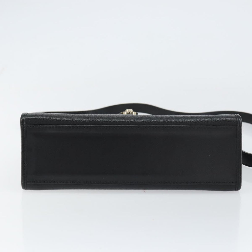 Burberry Vintage Handbag Leather Black Leather Handbag