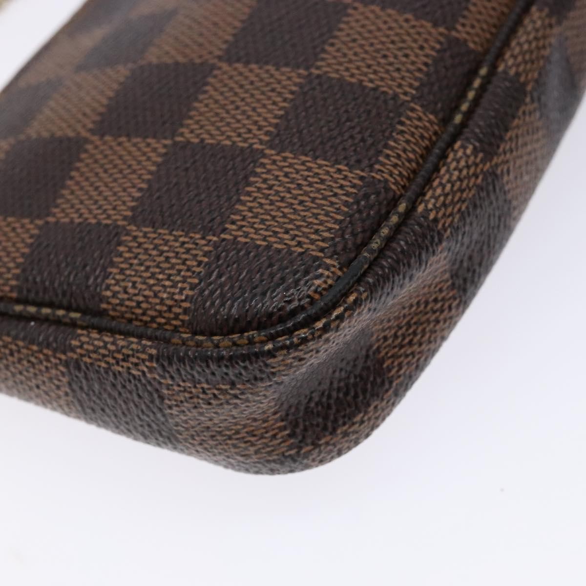 Louis Vuitton Pochette Accessoires Limited Edition Damier Brown Canvas Clutche & Pouche Bag