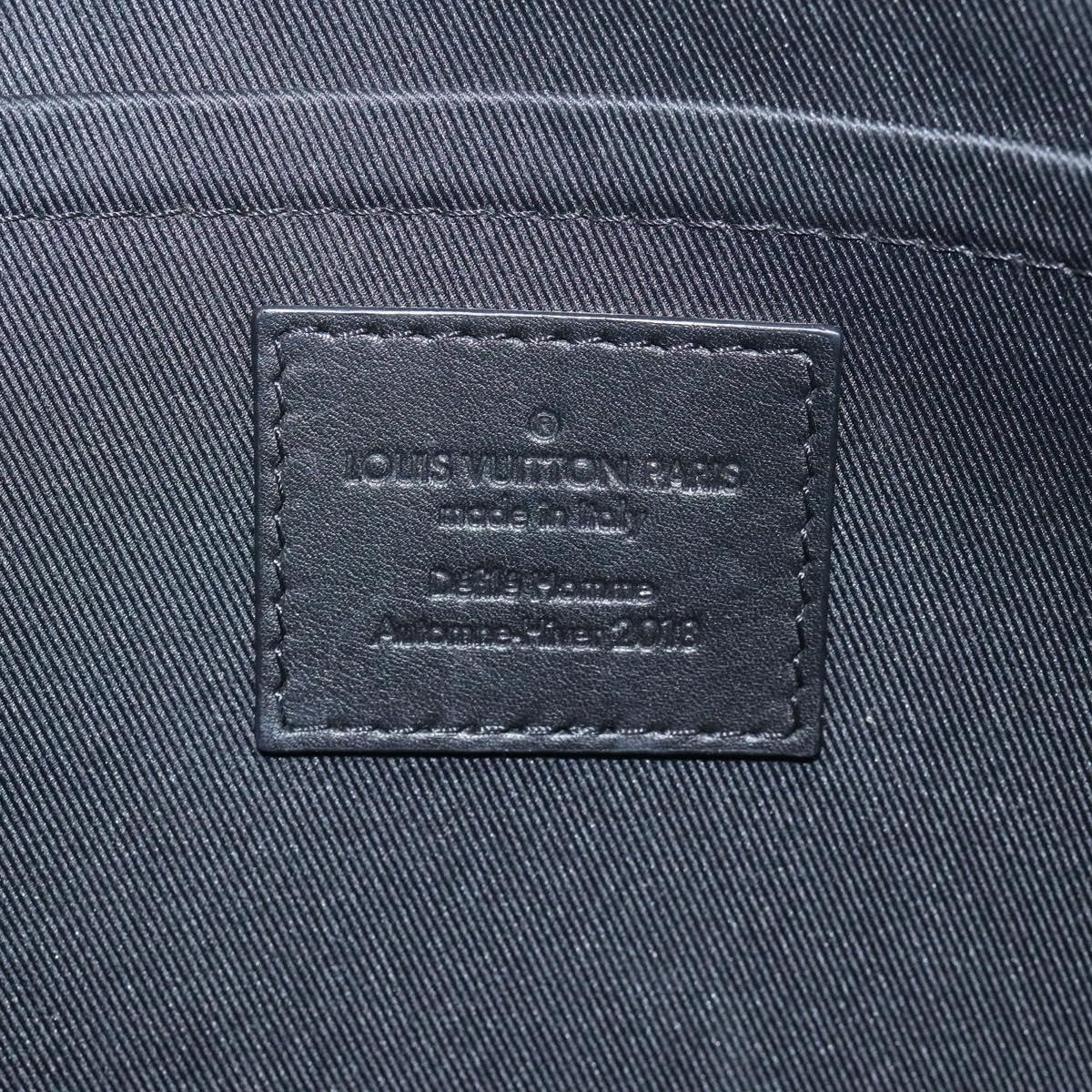 Louis Vuitton Pochette Cosmos Limited Edition Monogram Glaze Canvas Black Canvas Clutche & Pouche Bag