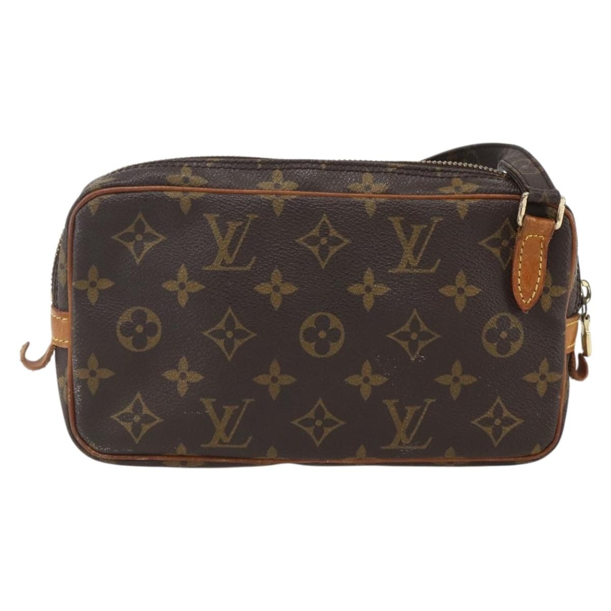 Louis Vuitton Pochette Marly Bandouliere Bag Monogram Canvas Brown Canvas Clutche & Pouche Bag