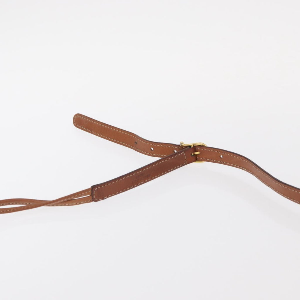 Celine Vintage Macadam Shoulder Bag Canvas And Leather Brown Canvas Shoulder Bag Bag