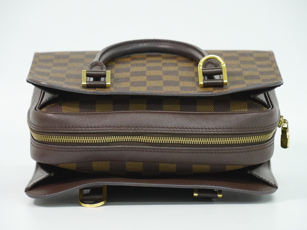 Louis Vuitton Triana Bag Damier Brown Canvas Handbag