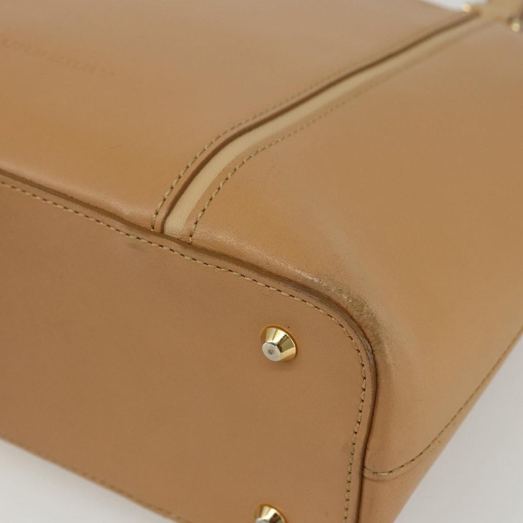 Burberry Vintage Handbag Leather Beige Leather Handbag