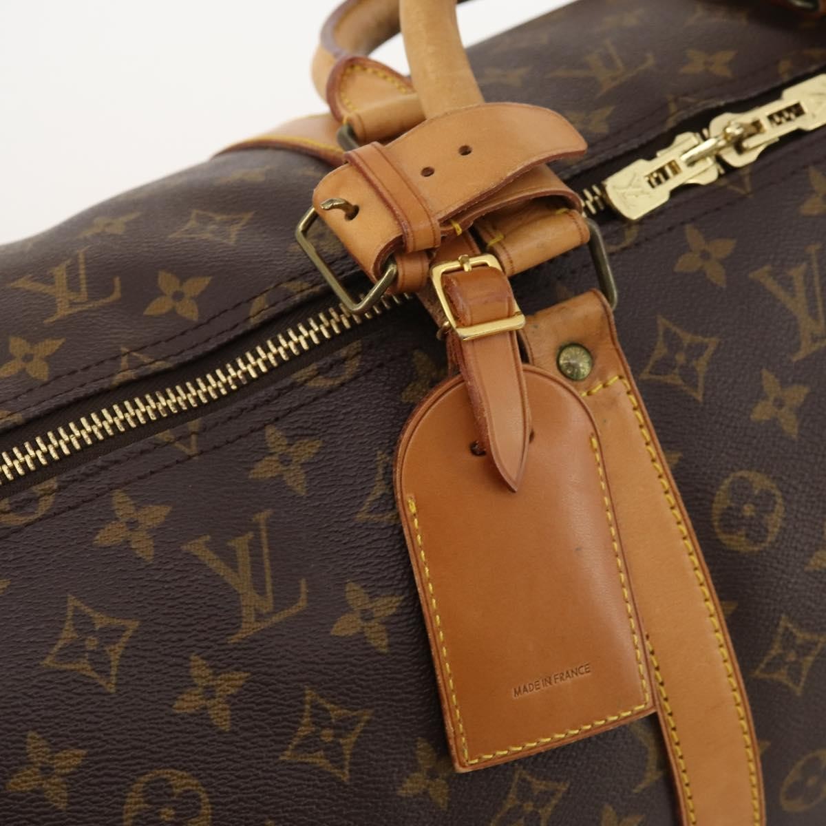 Louis Vuitton Keepall Bag Monogram Canvas Brown Canvas Travel Bag