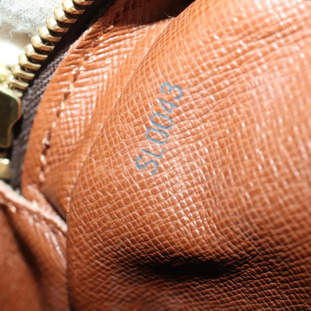 Louis Vuitton Danube Handbag Monogram Canvas Brown Canvas Shoulder Bag