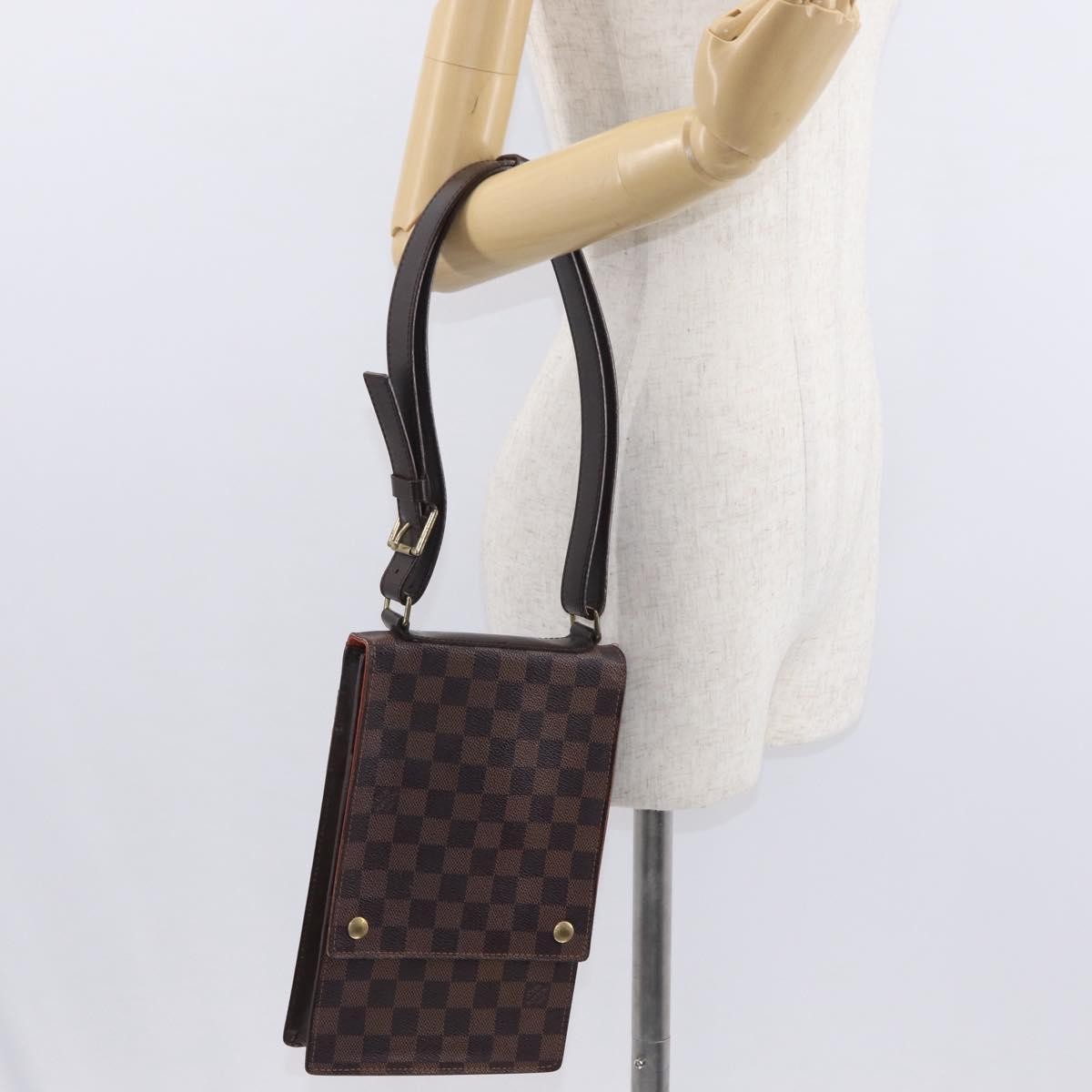 Louis Vuitton Portobello Messenger Damier Brown Canvas Shoulder Bag