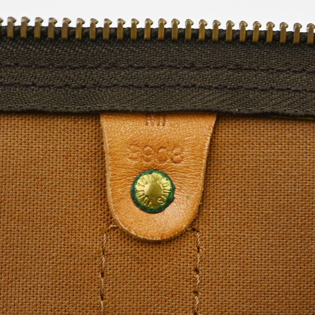 Louis Vuitton Keepall Bag Monogram Canvas Brown Canvas Travel Bag