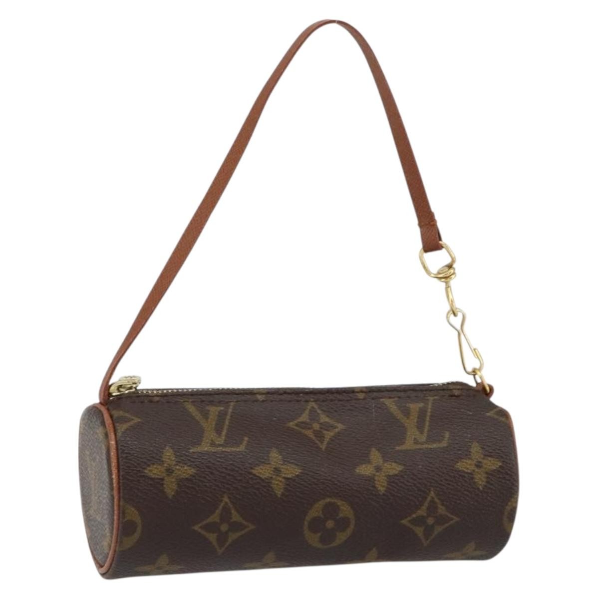 Louis Vuitton Papillon Pochette Monogram Canvas Brown Canvas Clutche & Pouche Bag
