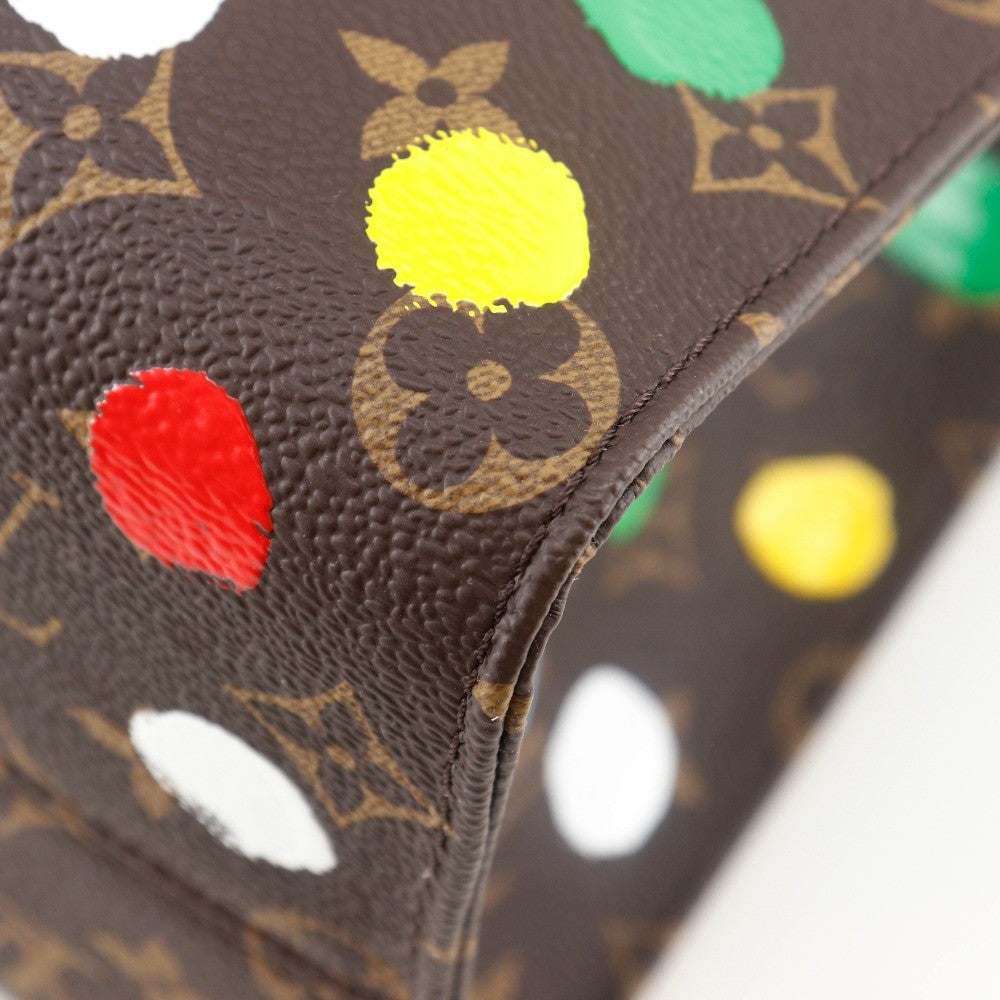 Louis Vuitton Onthego Tote Yayoi Kusama Painted Dots Monogram Canvas Multicolour Canvas Tote Bag