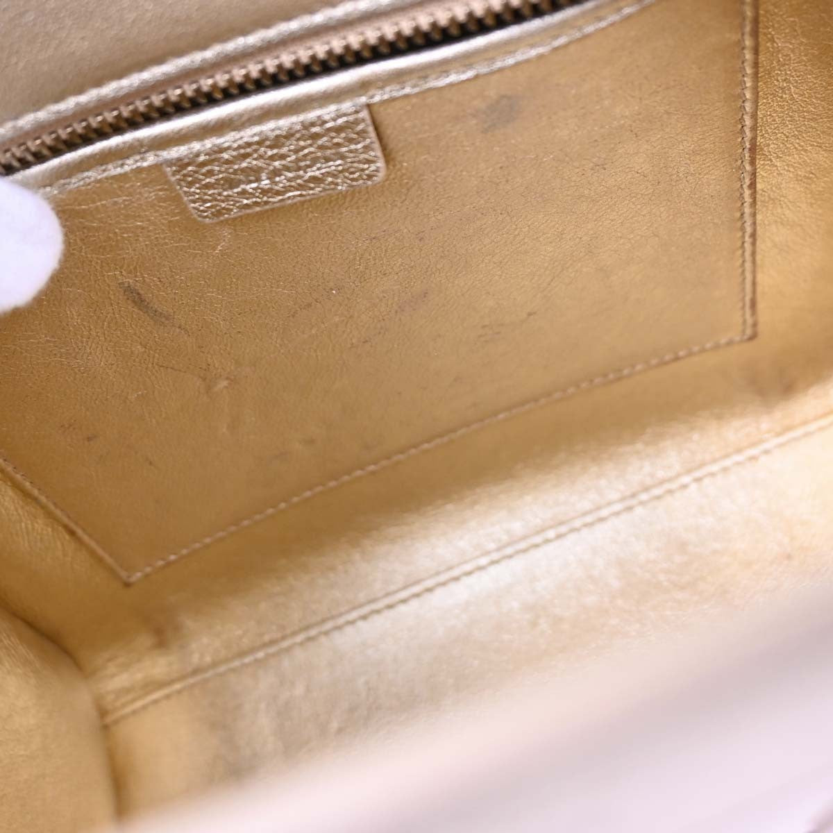 Celine Luggage Bag Smooth Leather Gold Leather Tote Bag Bag
