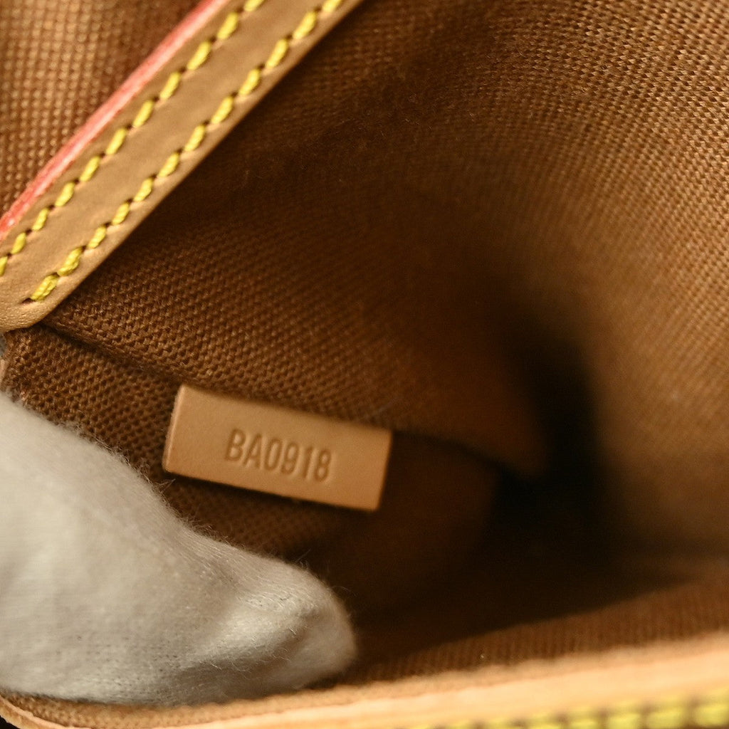 Louis Vuitton Alma Handbag Monogram Canvas Brown Canvas Handbag