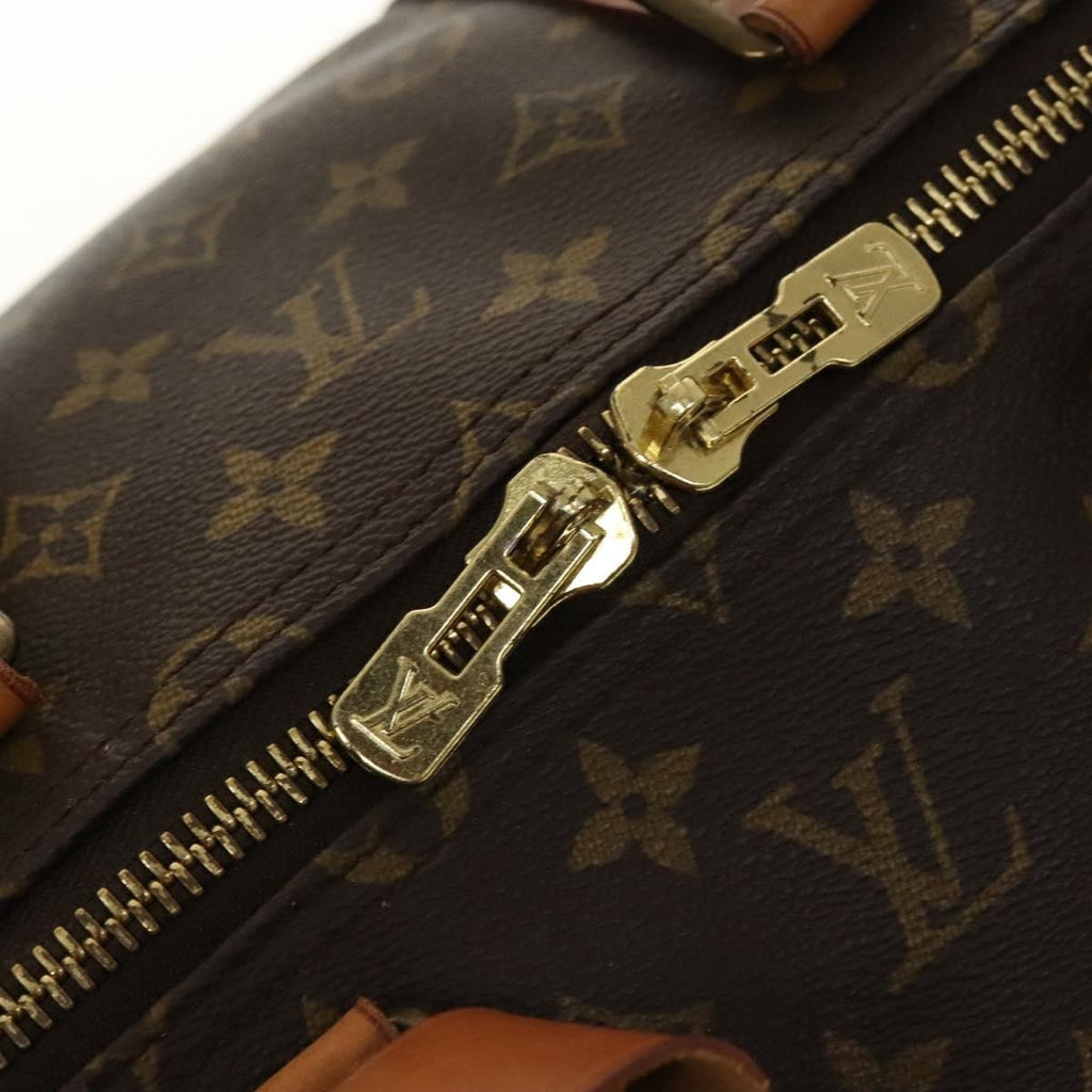 Louis Vuitton Keepall Bag Monogram Canvas Brown Canvas Travel Bag
