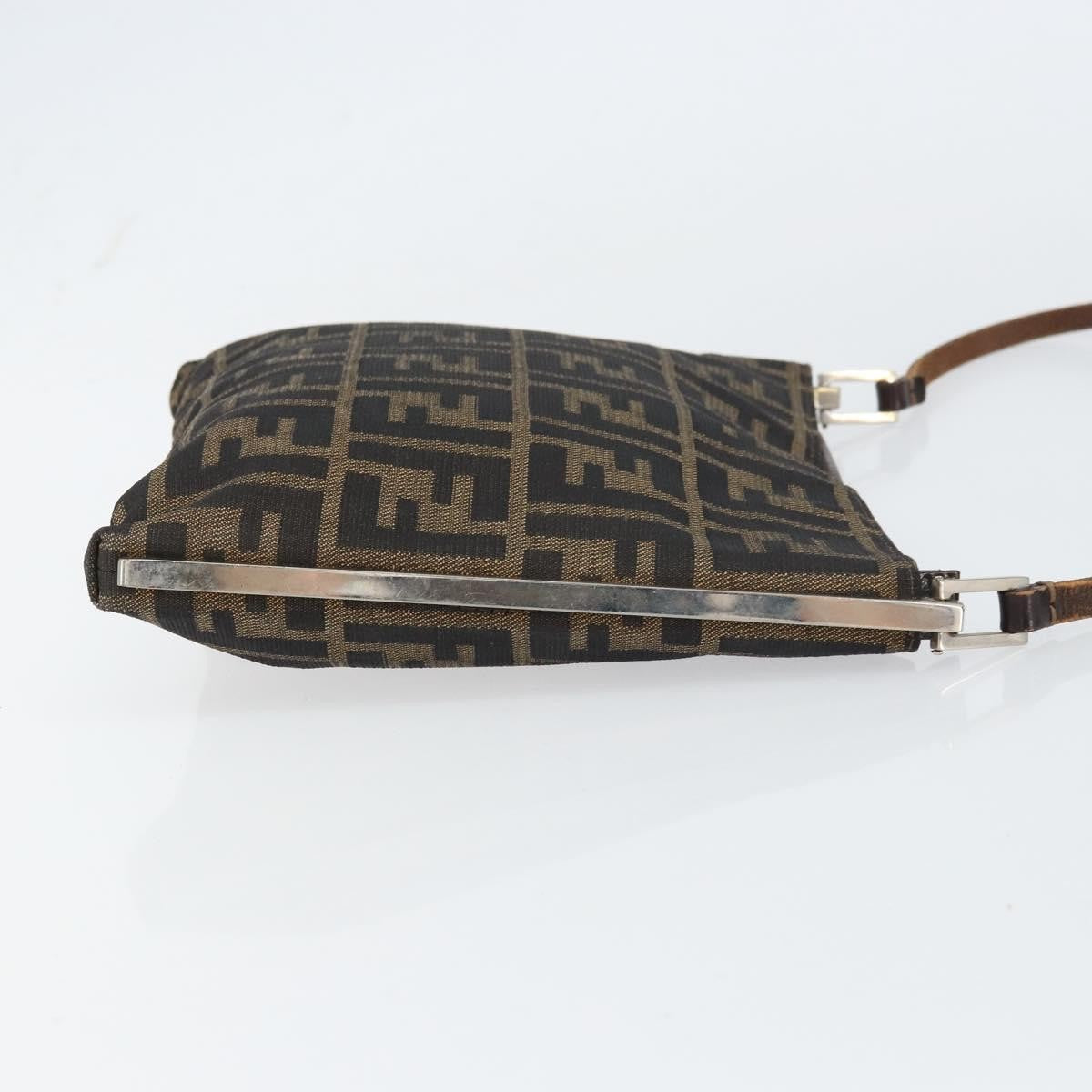 Fendi Vintage Shoulderbag Canvas Brown Canvas Shoulder Bag Bag