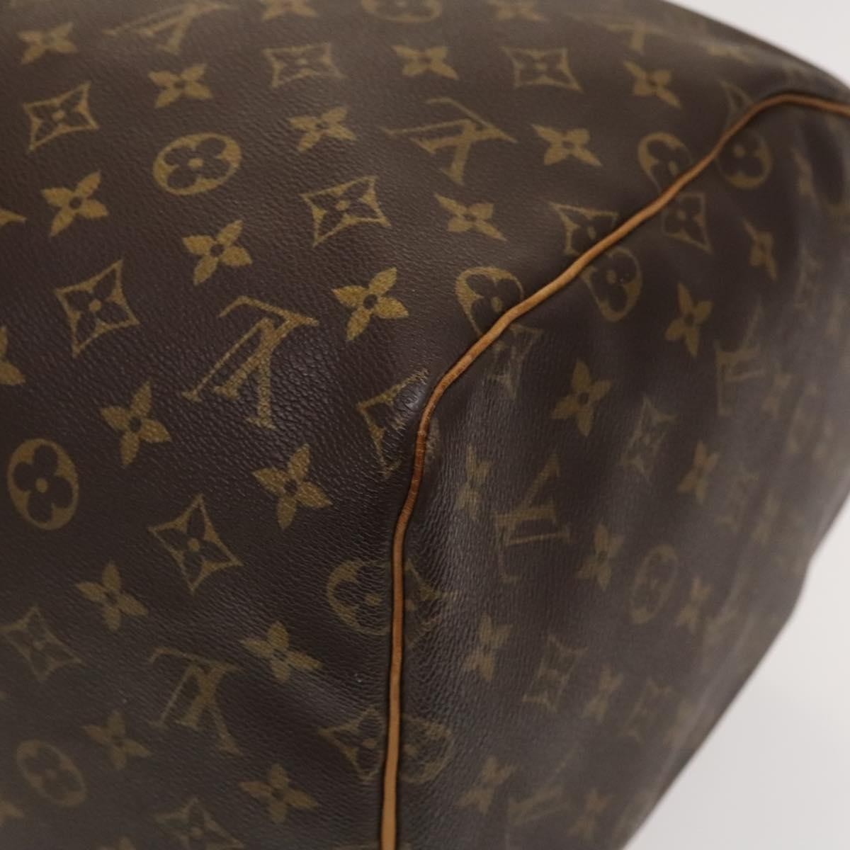 Louis Vuitton Keepall Bag Monogram Canvas Brown Canvas Travel Bag