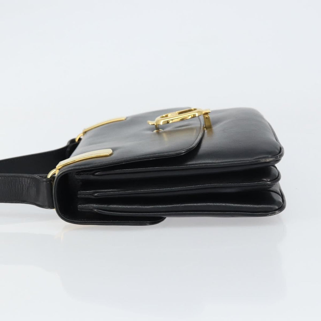 Celine Horse Carriage Shoulder Bag Leather Black Leather Shoulder Bag Bag