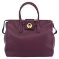 Saint Laurent Bicolor Muse Two Cabas Leather Purple Leather Tote Bag Bag (Pre-Owned)