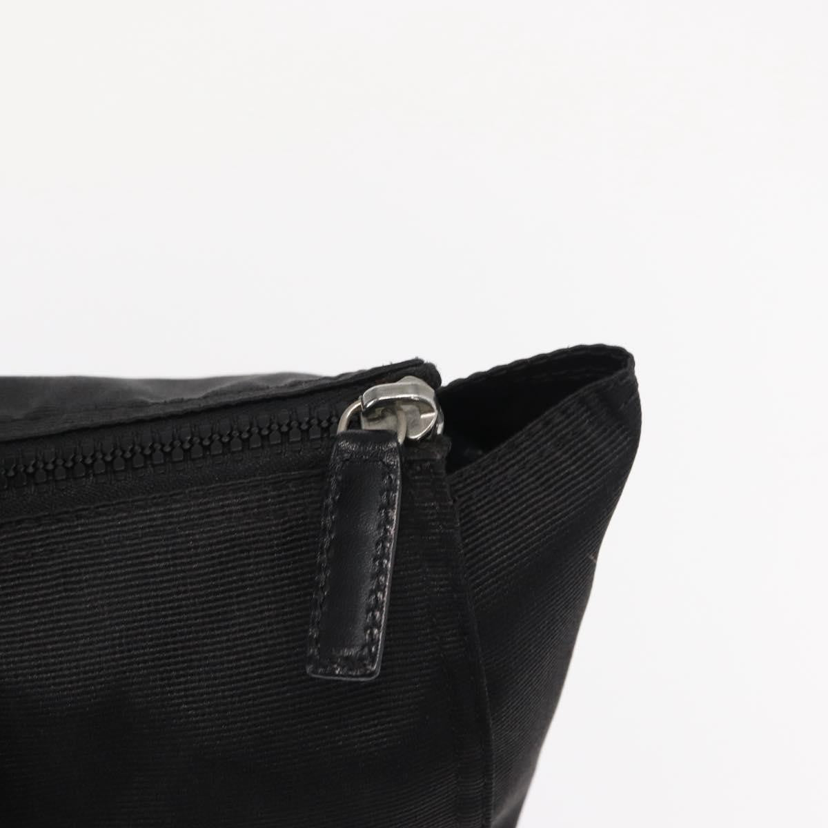Fendi Vintage Convertible Logo Weekender Nylon Black Nylon Tote Bag Bag