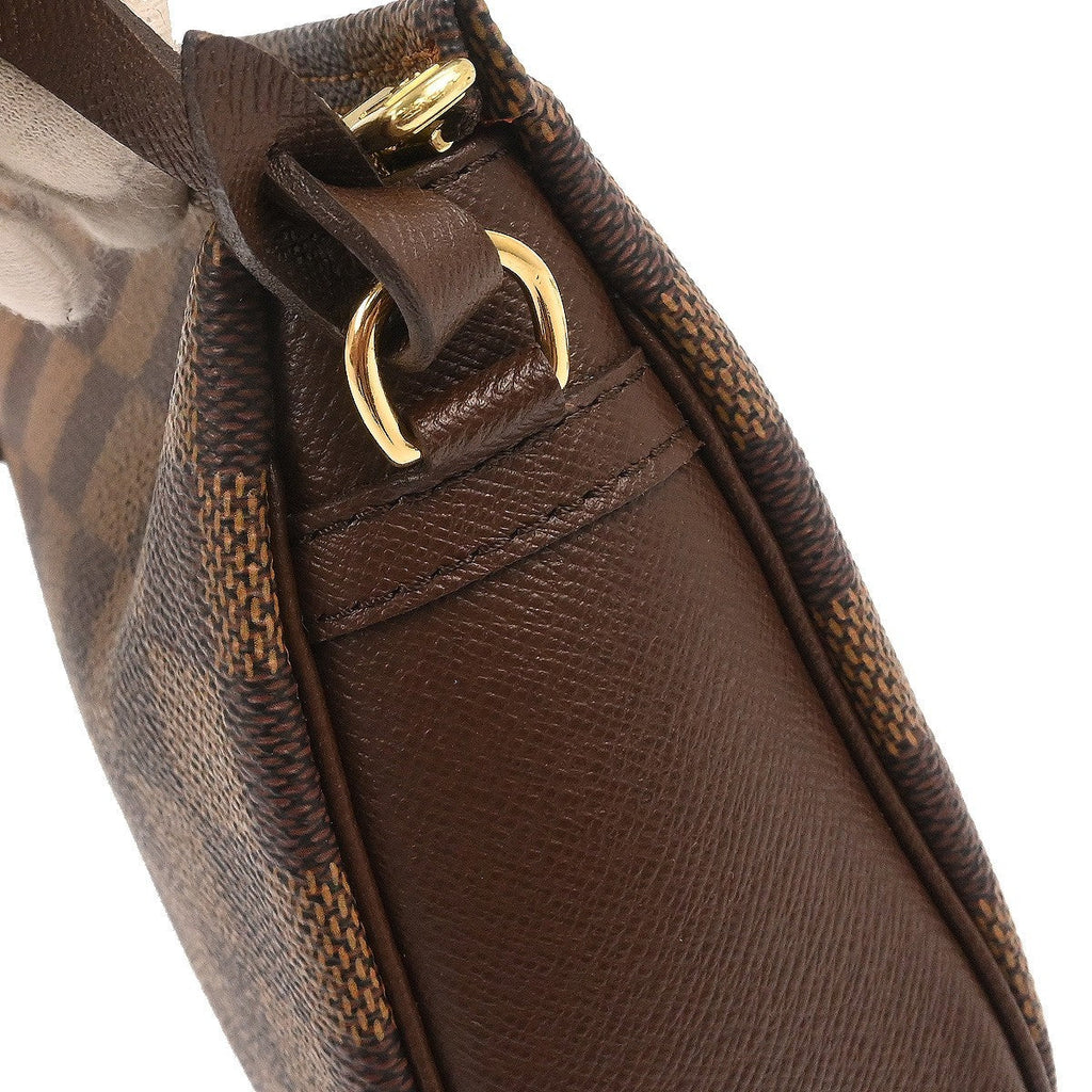 Louis Vuitton Trousse Make Up Bag Damier Brown Canvas Shoulder Bag