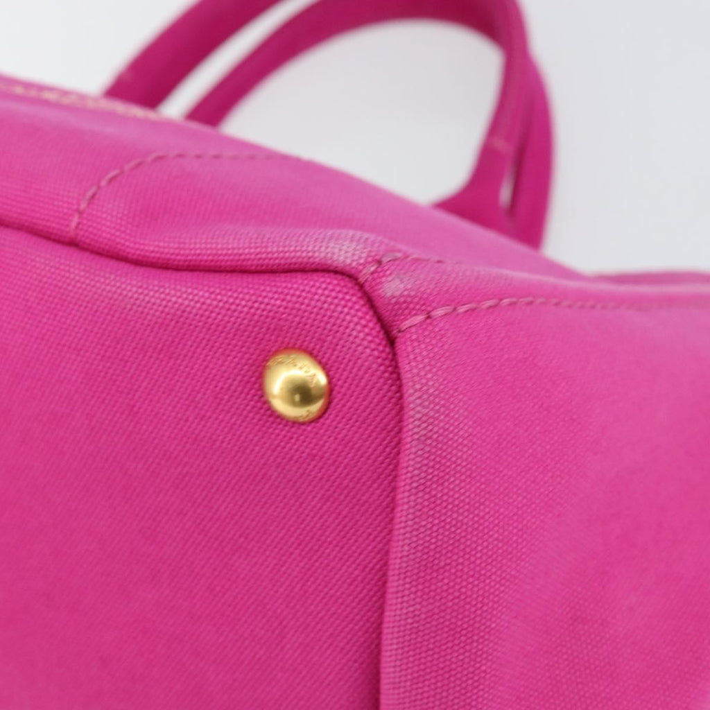 Prada Canapa Tote Canvas Pink Canvas Tote Bag Bag